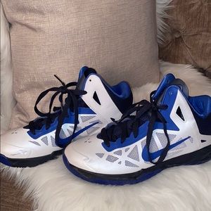 Blue, White & Black Nikes size 8